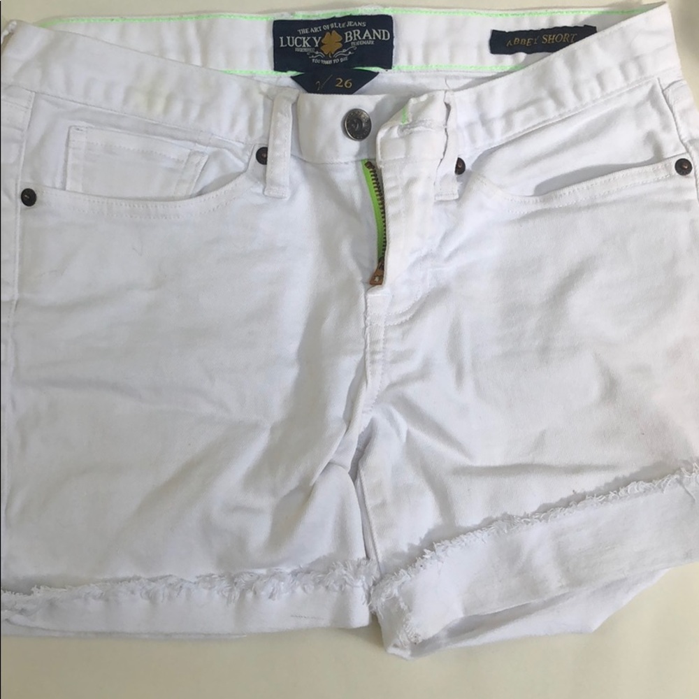 Lucky Brand white shorts